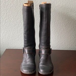 B.O.C black leather riding boots